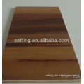 SETTING High gloss MDF board / PVC film / UV coating / wood grain board for cabinet